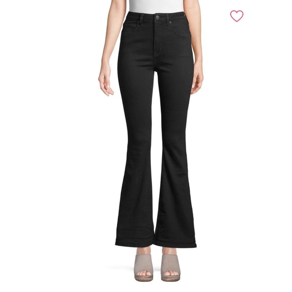 ❌MOVING SALE❌ FREE PEOPLE high raise flare jeans - Picture 4 of 8